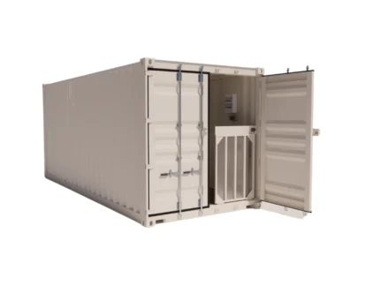 Abri vélos  fermé 6 places en container 20 pieds