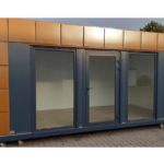 Container Bureau aménagé de 18 m2 avec Toilettes