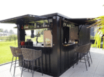 Conteneur Bar Exterieur Amovible 8 X 2 Metres 26ft